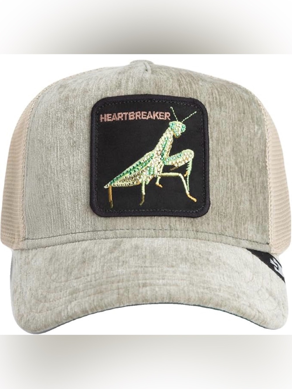 Goorin Bros. Heartbreaker Iced Mantis Trucker Hat Cap-Unisex-Rhinestone-New